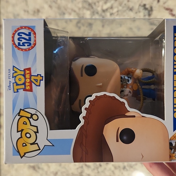 Sheriff Woody Toy Story 4 Funko Pop #522 - Picture 2 of 6